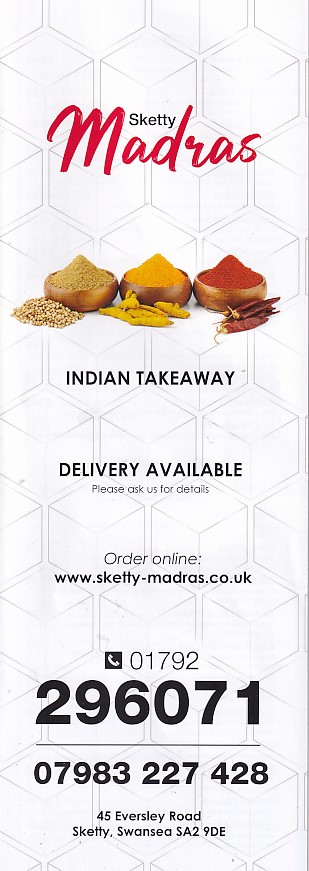 Madras swansea Indian Take-away